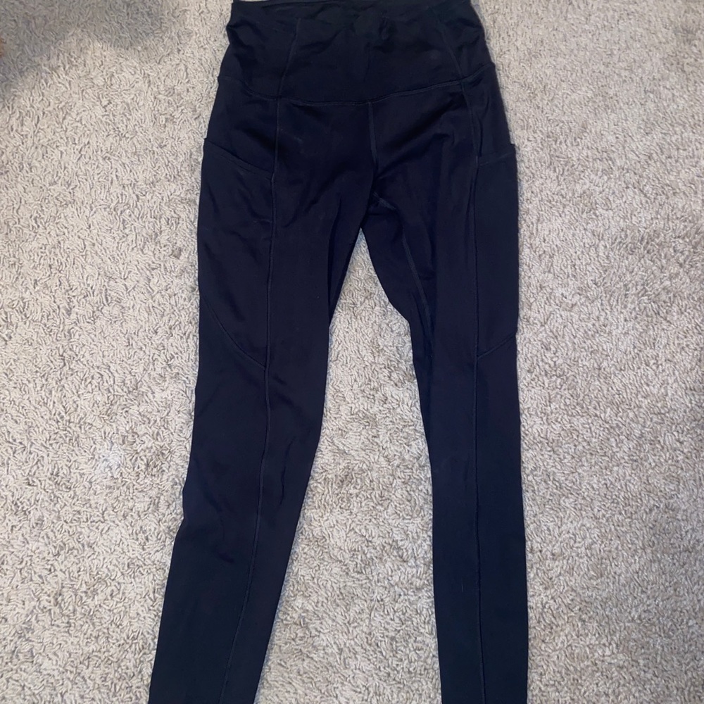 Lululemon fast and free black legging 7/8 length